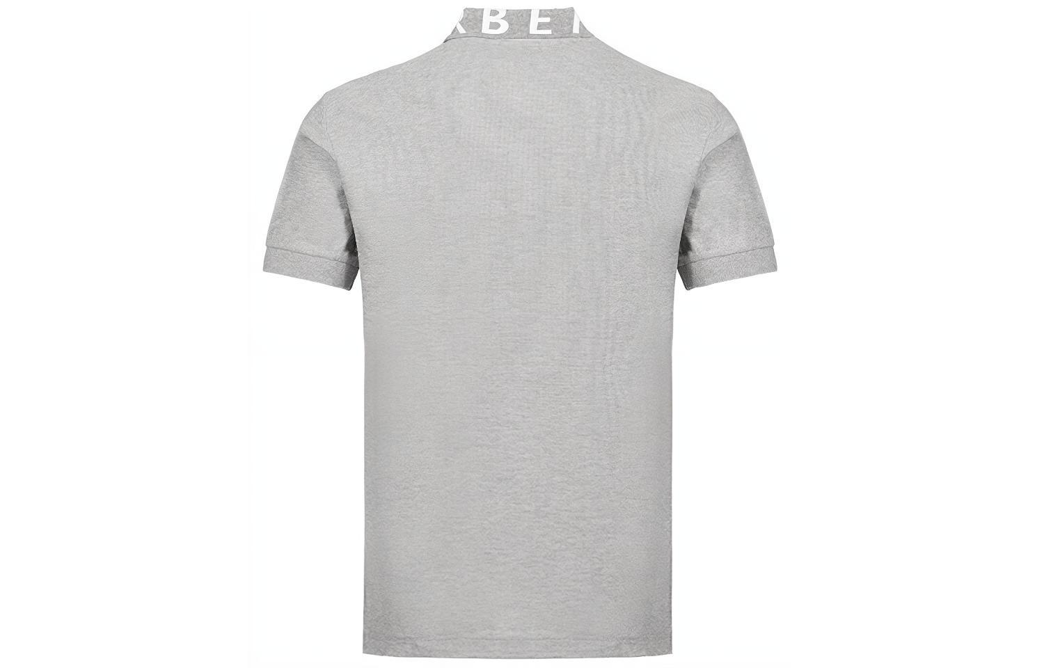 Lookbook Burberry Baju Polo Kelabu Logo 80135011