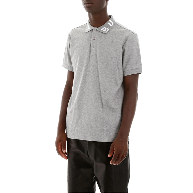 Details for Burberry Baju Polo Kelabu Logo 80135011