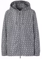 Burberry Grey Logo Print Loose Fit Hooded Jacket 80488191 Burberry Grey Logo Print Loose Fit Hooded Jacket 80488191