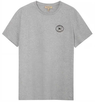 Burberry 灰色極簡標誌圓領T恤 80040551 Buy Burberry 灰色極簡標誌圓領T恤 80040551