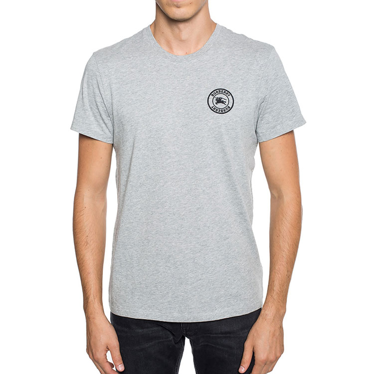 Purchase Burberry 灰色極簡標誌圓領T恤 80040551