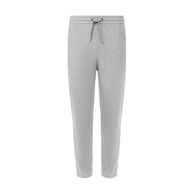 Burberry Grey Solid Jogger Sweatpants with Drawstring 80104411