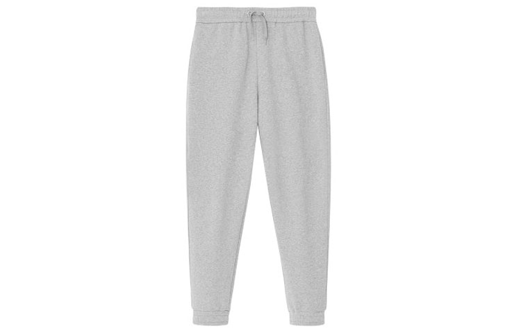 Order Burberry Celana Jogger Abu Solid dengan Tali Serut 80104411