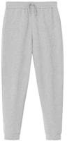 Order Burberry Grey Solid Jogger Sweatpants with Drawstring 80104411