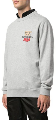 Burberry Grey TB Logo Crewneck Long Sleeve Sweatshirt 80166761 Shop Burberry Grey TB Logo Crewneck Long Sleeve Sweatshirt 80166761