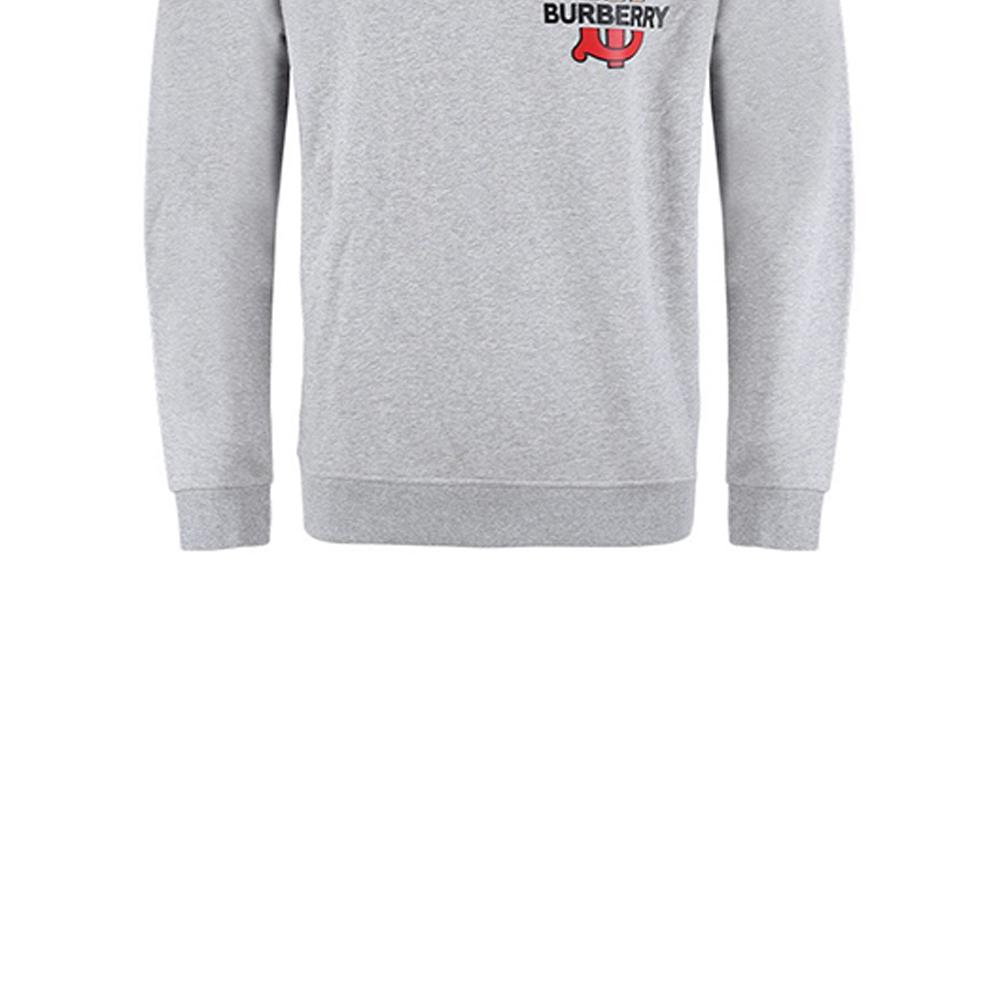Burberry Grey TB Logo Crewneck Long Sleeve Sweatshirt 80166761 圖 7