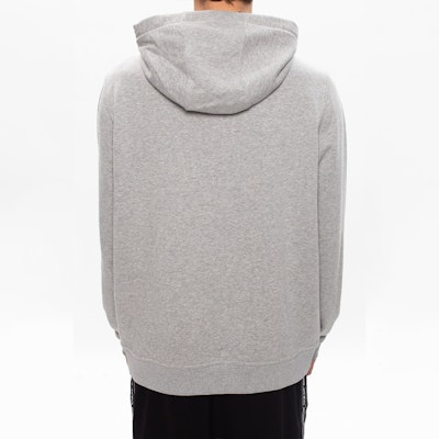 Burberry Grey Unisex Hoodie with Solid Logo Patch Design 8026221 Purchase Burberry Grey Unisex Hoodie with Solid Logo Patch Design 8026221