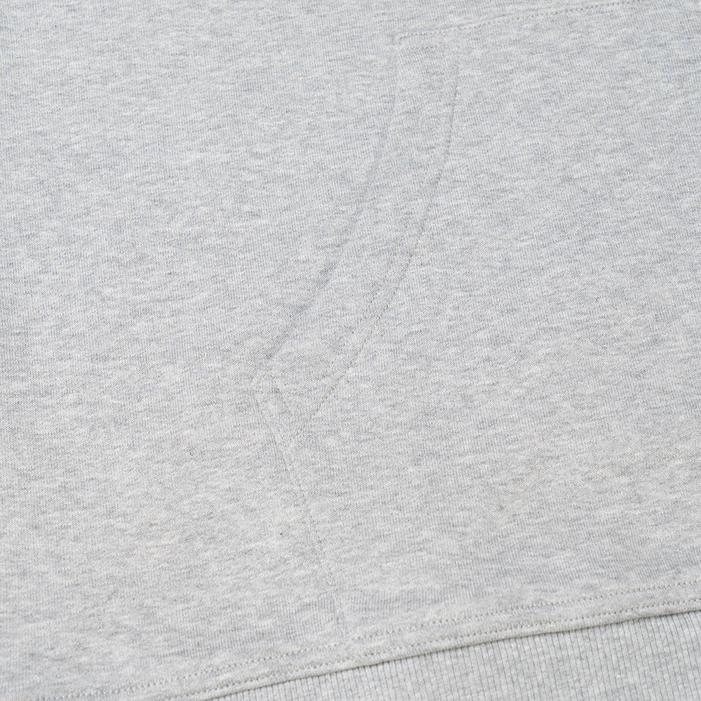 Details for Burberry Grey Unisex Hoodie with Solid Logo Patch Design 8026221