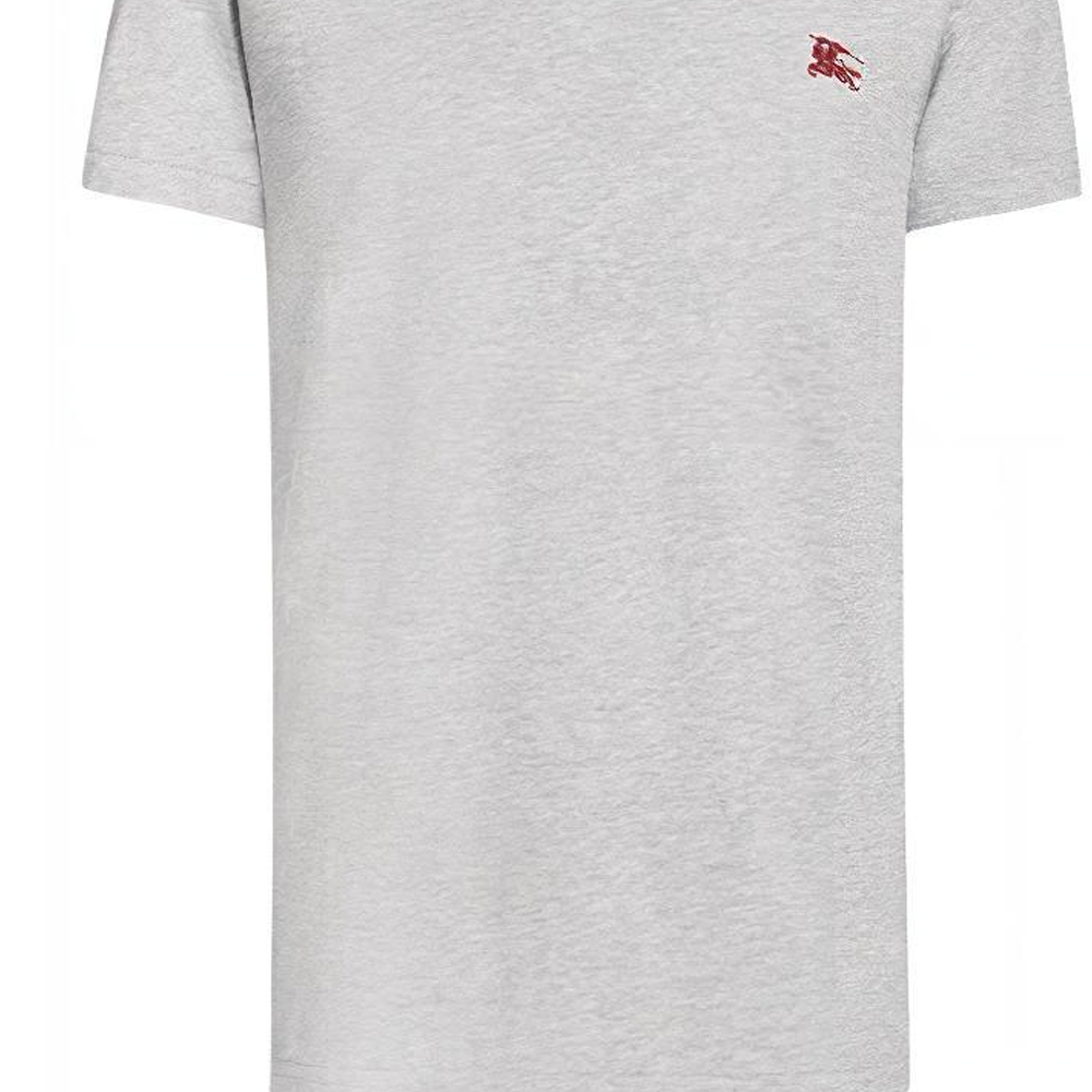 Burberry Grey V-Neck Knit Short Sleeve T-Shirt 80038341 圖 7