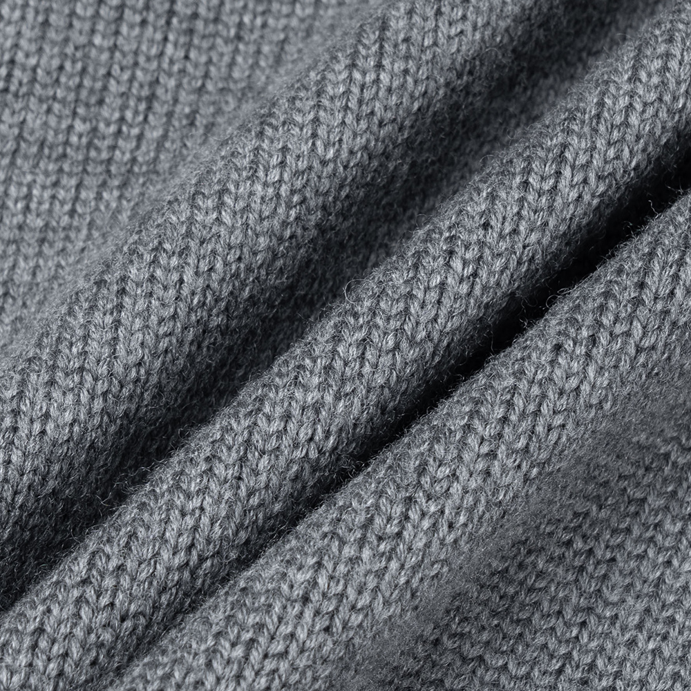 Burberry Grey Wool Sweater with Embossed Logo and Monogram Design. 80481341 圖 6