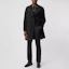 Shop Burberry Heritage Black Trench Coat with Check Lining Pockets 40737431