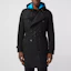 Details for Burberry Heritage Black Trench Coat with Check Lining Pockets 40737431