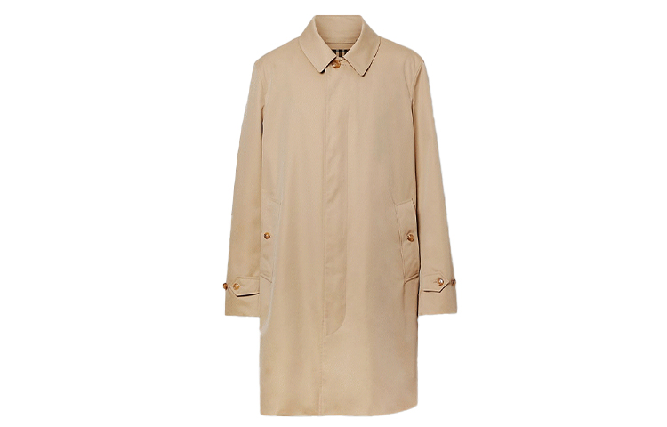 Order Burberry Heritage Pimlico Trench Coat Lelaki dalam Warna Honey Beige 80190471