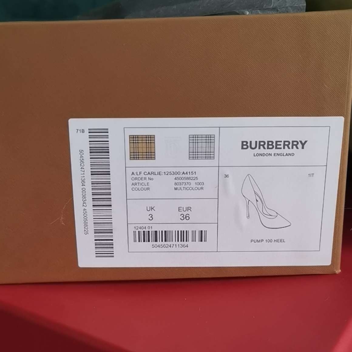 Burberry High-Top 'Print' 圖 3