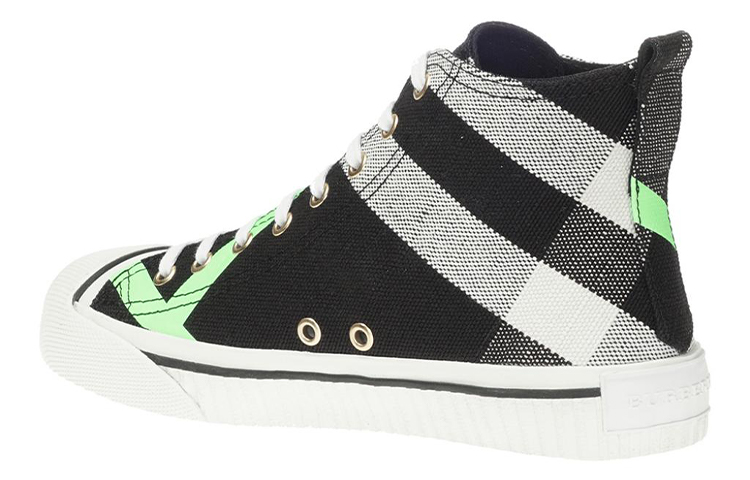 Burberry High-Top Canvas Sneaker 'Black Fashion' 圖 4