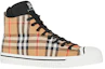Order Sneaker Burberry Alta Tela ''Vintage Check Yellow'' 8006175