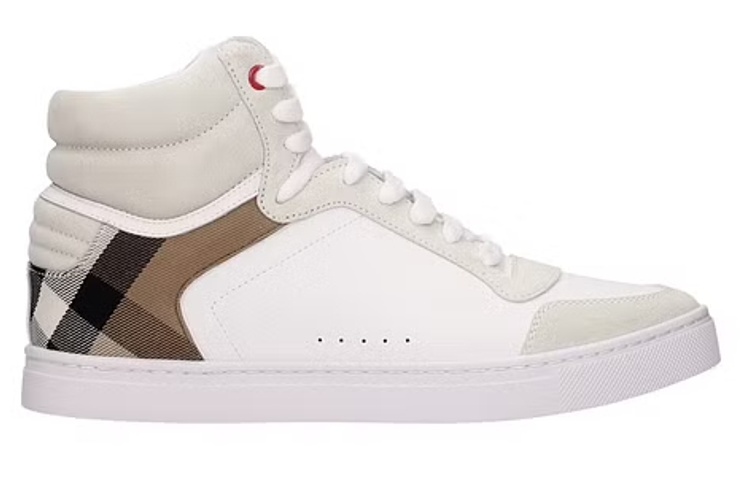 Order Burberry Baskets Montantes Mode ''House Check Blanc'' 4054020
