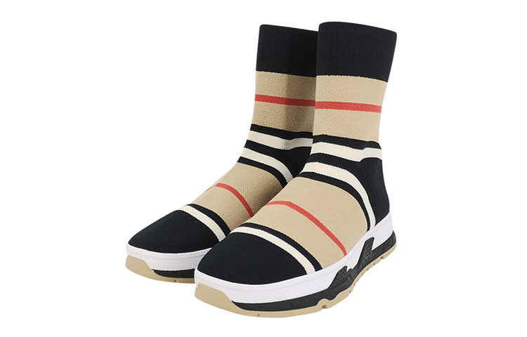 Burberry High-Top Sneaker 'Beige' 圖 4