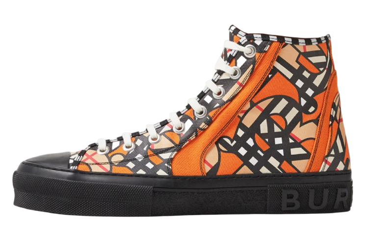 Burberry High-Top Sneaker 'Bright Orange'