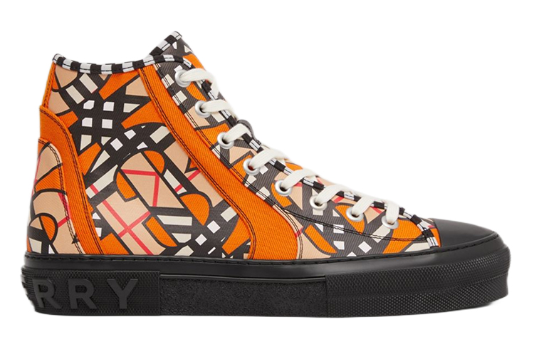 Burberry High-Top Sneaker 'Bright Orange' 圖 2