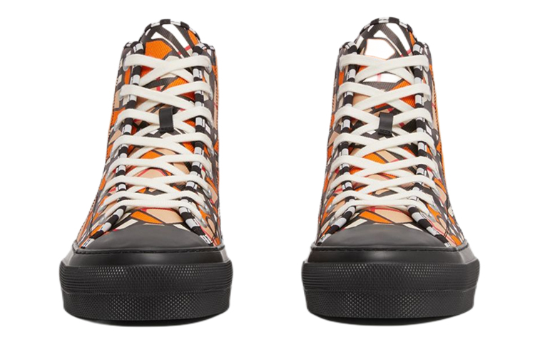 Burberry High-Top Sneaker 'Bright Orange' 圖 3