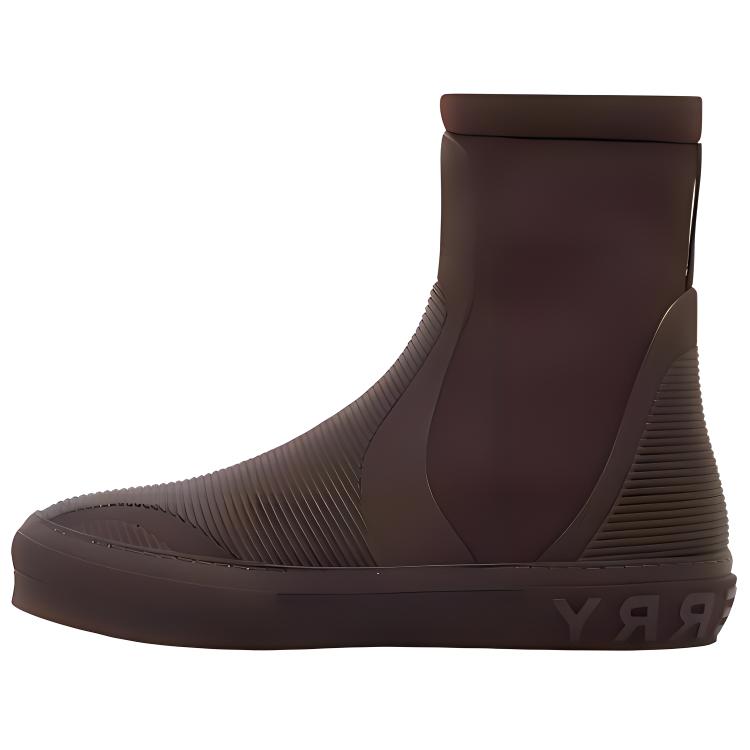 Buy Burberry Kasut High-Top 'Coklat Nylon' 80555921