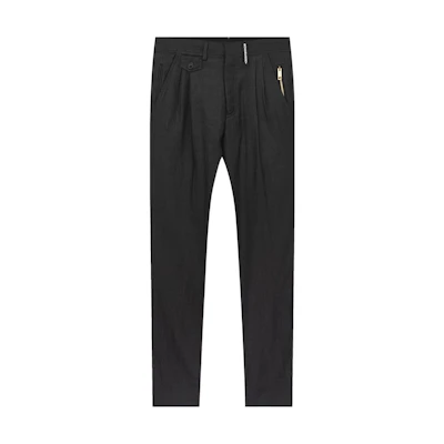 Burberry High-Waisted Straight Casual Pants Black Men’s 8022481
