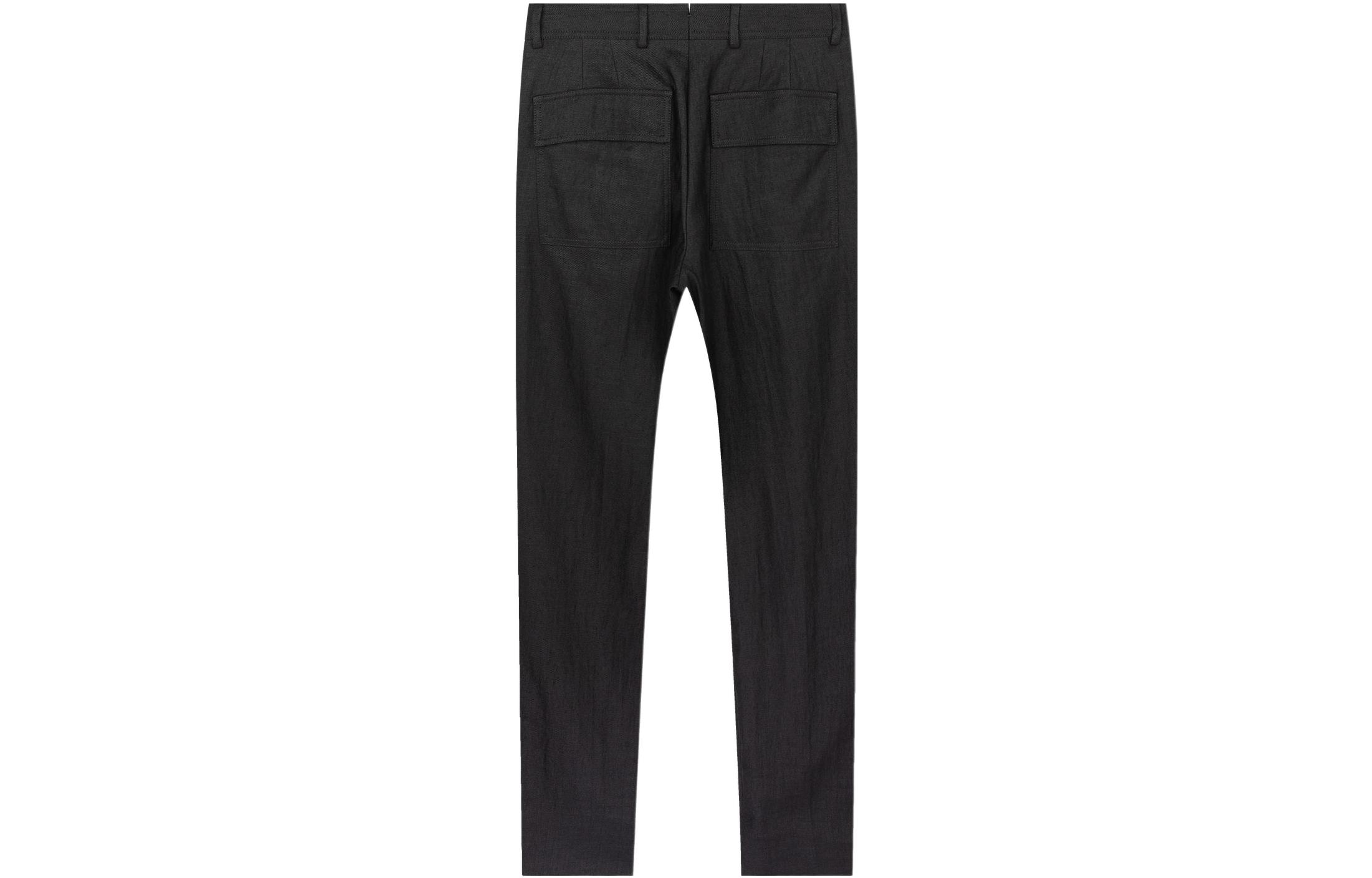 Burberry High-Waisted Straight Casual Pants Black Men’s 8022481 圖 3