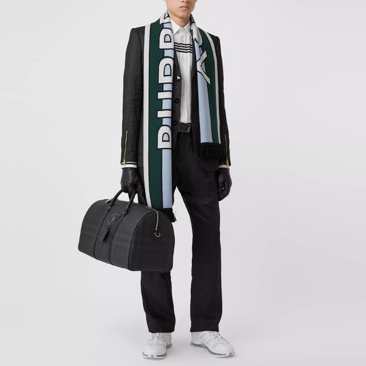 Burberry High-Waisted Straight Casual Pants Black Men’s 8022481 圖 4