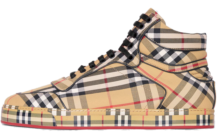 Burberry High-Top 'Vintage Check'