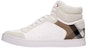 Sneaker Fesyen Tinggi Burberry 'House Check White' 4054020