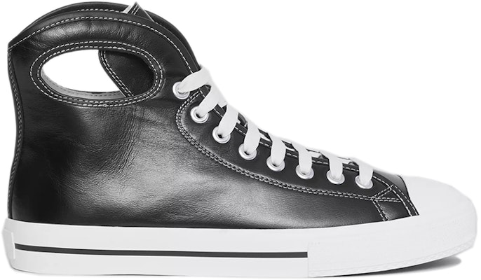 Burberry Sepatu Tinggi Kulit 'Mode Hitam' 80390651 Order Burberry Sepatu Tinggi Kulit 'Mode Hitam' 80390651