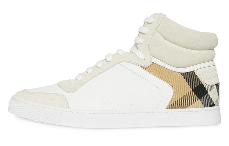 Burberry High-Top Sneaker 'House Check White'
