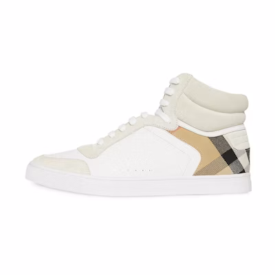 Burberry High-Top Sneaker 'House Check White'