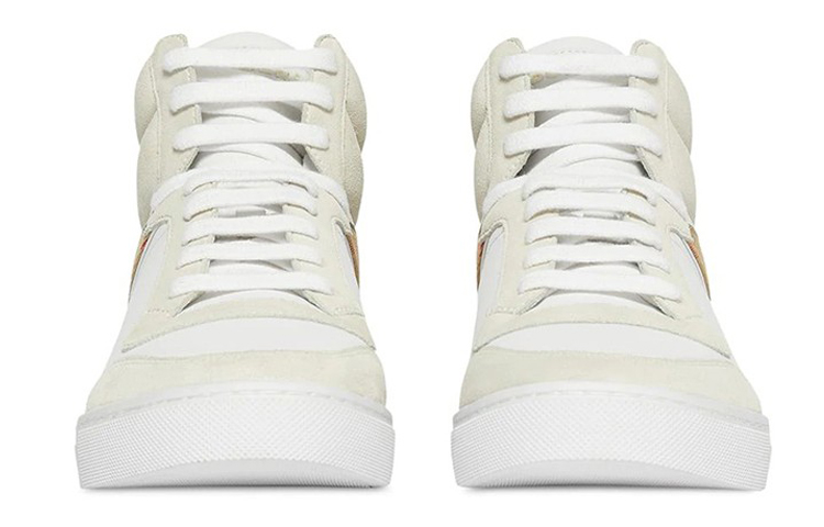 Burberry High-Top Sneaker 'House Check White' 圖 4