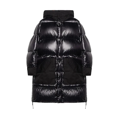 Burberry Hooded Down Jacket Black Long Sleeve Warm Coats 80469731