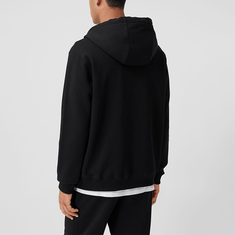 Burberry Hoodie Black with Iconic Stripe Trim 80333911 圖 6