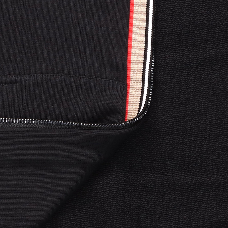 Burberry Hoodie Black with Iconic Stripe Trim 80333911 圖 7
