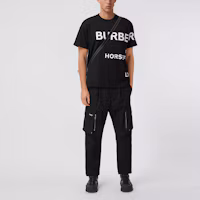 Purchase Burberry Horseferry Black Oversized T-shirt, Summer Collection 80406941