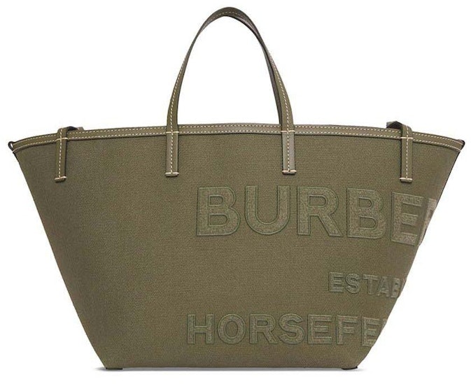 burberry-horseferry-linen-tote-green