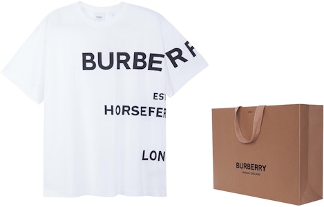 Burberry Horseferry Oversize Baju Cotton Putih - Keselesaan Wajib Dimiliki 80406911 Lookbook Burberry Horseferry Oversize Baju Cotton Putih - Keselesaan Wajib Dimiliki 80406911