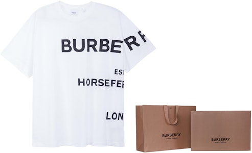 Burberry Horseferry Oversize Baju Cotton Putih - Keselesaan Wajib Dimiliki 80406911 Shop Burberry Horseferry Oversize Baju Cotton Putih - Keselesaan Wajib Dimiliki 80406911