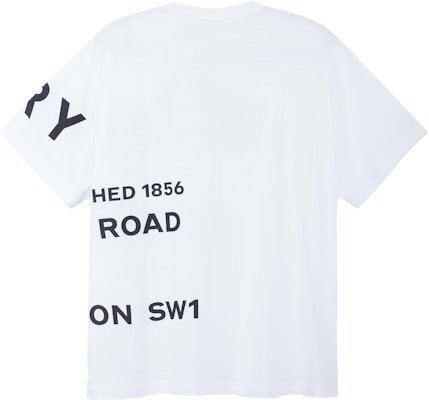 Burberry Horseferry Oversize White Cotton Tee - Must-Have Comfort 80406911 Purchase Burberry Horseferry Oversize White Cotton Tee - Must-Have Comfort 80406911