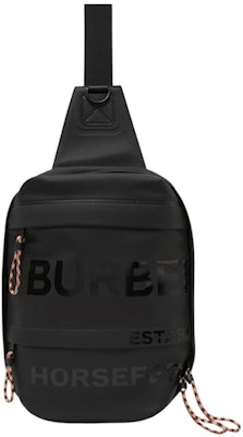 バーバリー ホースフェリープリント コーティング カンバス バックパック 黒 Buy バーバリー ホースフェリープリント コーティング カンバス バックパック 黒