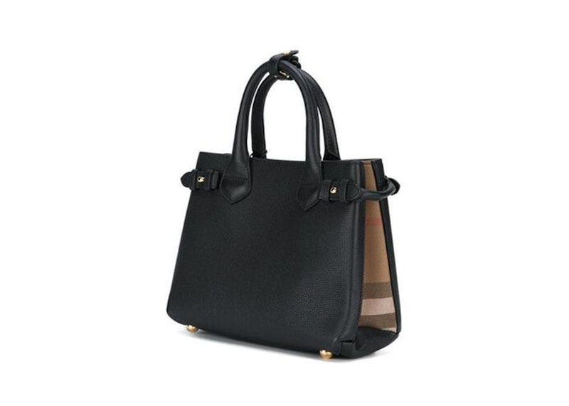 Order 巴寶莉經典格紋小號托特包 黑色