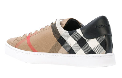 Burberry House Check Leather Sneakers 'Plaid' 圖 3