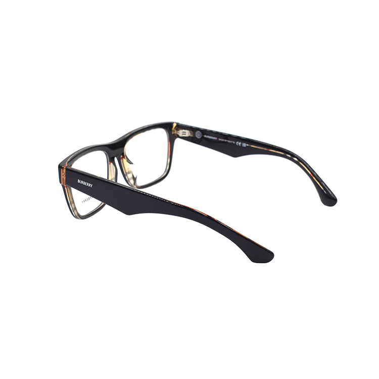 Purchase Burberry Icon Check Series Square Optical Glasses for Men - Black. B2411-F-4121