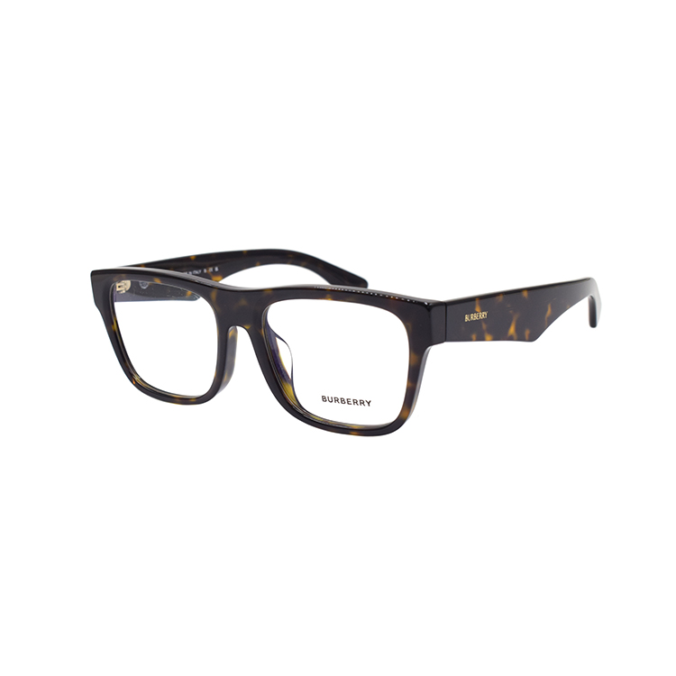 Burberry ICON CHECK Square Optical Eyeglasses Men’s Tortoiseshell Frame B2411-F-3002