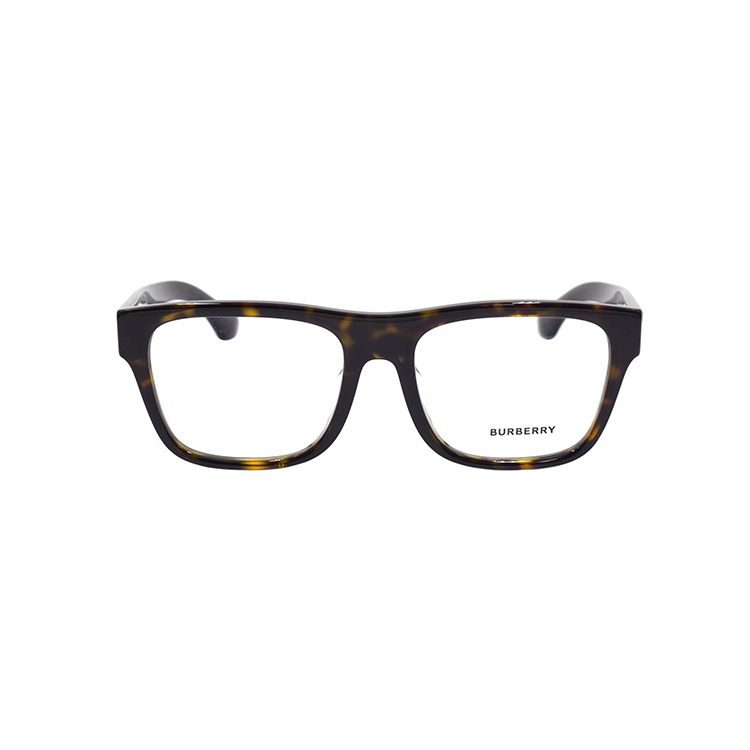 Lookbook Burberry ICON CHECK Square Optical Eyeglasses Men’s Tortoiseshell Frame B2411-F-3002