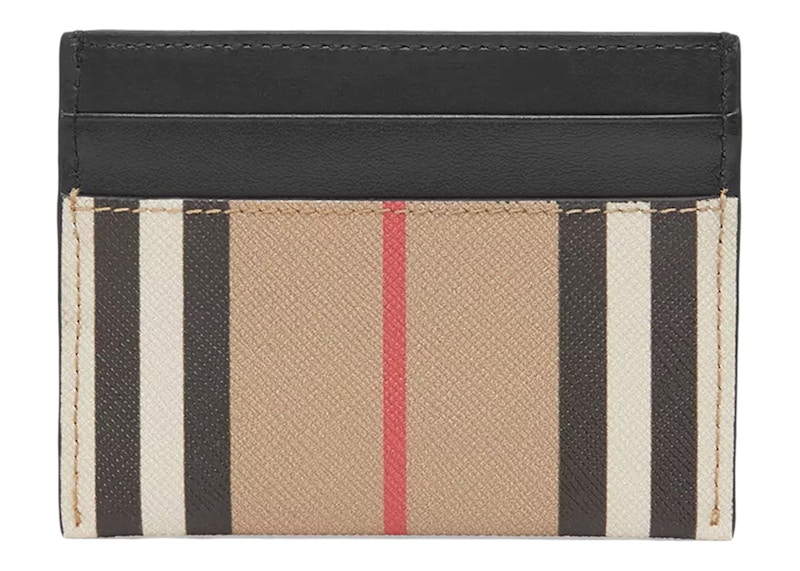 Order 버버리 아이콘 스트라이프 카드지갑 (베이지/멀티)
